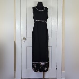 AGB Black Maxi Dress Size M